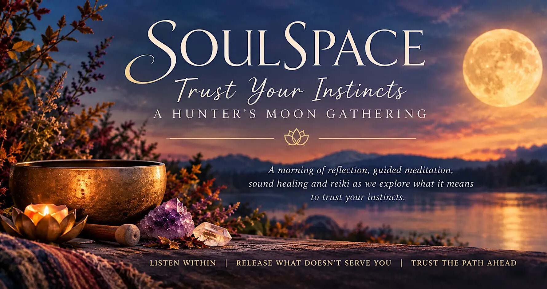 SoulSpace: Trust Your Instincts led by Lucia, Reiki Master